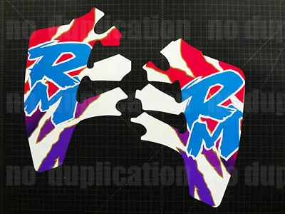 1992 Suzuki White RM250 RM 125 2pc Shroud 92' Aufkleber Decals Stickers Graphics • $32.99