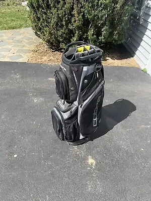 Cobra Cart Golf Bag - Black/Grey - Used • $71