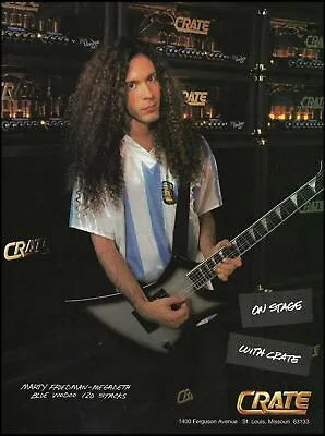 CRATE All Tube (Marty Friedman Of Megadeth) Blue Voodoo Amplifier! BV120H Head.  • $669.99