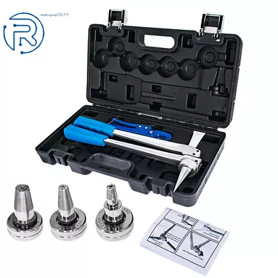 PEX Expansion Tool Kit W/1/2  3/4  1  Expansion Heads Tube Cutting Plier NEW • $132.83