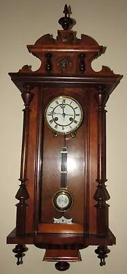 Antique Junghans Vienna Regulator Wall Clock 8-Day Time/Strike • $375
