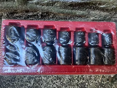 Snap On Swivel Impact Socket Set 1/2  Drive Standard SAE 6 Point • $275