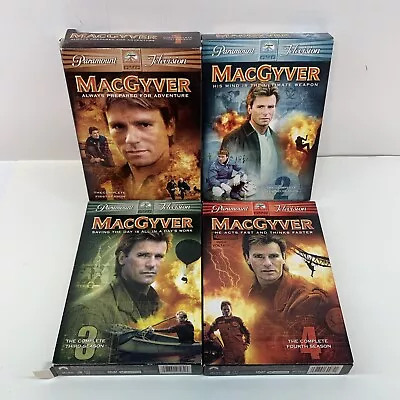 MacGyver: Complete Seasons 1-4 - DVD Lot - 1980's TV • $20.15