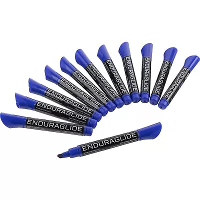 Quartet EnduraGlide Dry-Erase Markers Chisel Tip Blue 12 Pack - Dry-Erase • $32