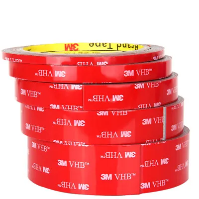 NEW 3M VHB Adhesive Tape Clear High Strength Double-sided Transparent Acrylic • $8.45