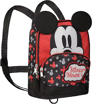 Disney MICKEY MOUSE Toddler Backpack Harness 18M+ Removable Tether • $17.96