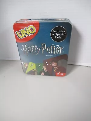 Harry Potter Uno Card Game In Metal Tin Includes A Special Rule Brand New Sealed • $17.54