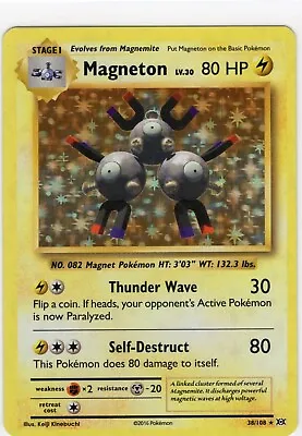 Magneton 38/108 Holo Pokemon Card TCG 2016 NM • $2.99