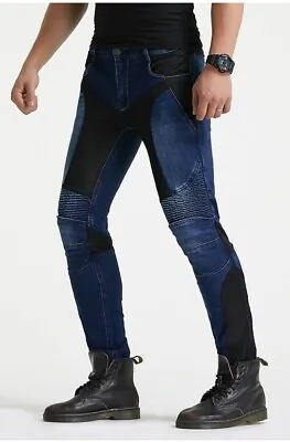 Motorcycle Jeans Men Women Motocross Riding Racing Jeans W/Pads   28Wx30L • $79.99