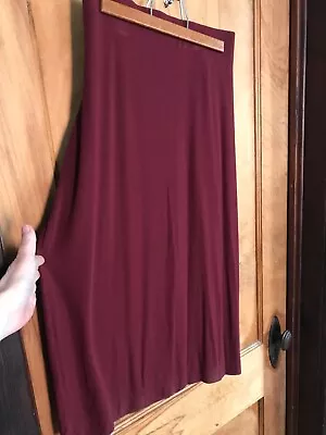 J. Jill Wearever Skirt Color Maroon Size XL • $16