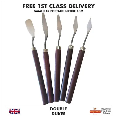 Artist Palette Knives 5pc Spatula Oil Acrylic Paint Set Knife UK Seller • £5.99