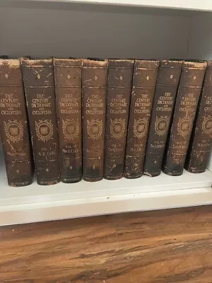 1903 Atlas & Century Cyclopedia 10 Volumes • $10