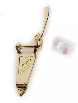 Bigsby® B6GBVF Gold Tremolo Vibrato Tailpiece~Flat Handle~Eddie Cochran~USA~New • $179.95