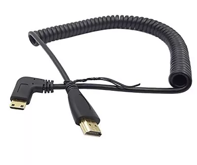 SinLoon Angle 90 Degree Right Mini HDMI To HDMI Right Angled Mini-HDMI Male T... • $16.09