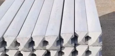 £18 • Buy Concrete (Slotted) Reinforced Fence Posts 8ft /9ft /10ft Top Quality 