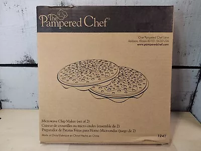 Pampered Chef Microwave Chip Maker Set Of 2 • $10.80