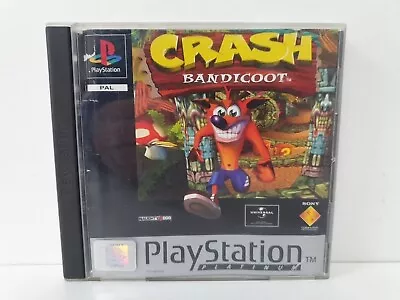 Crash Bandicoot : Platinum/ PlayStation 1 / PAL - VERY GOOD CONDITION- TESTED • £18.99