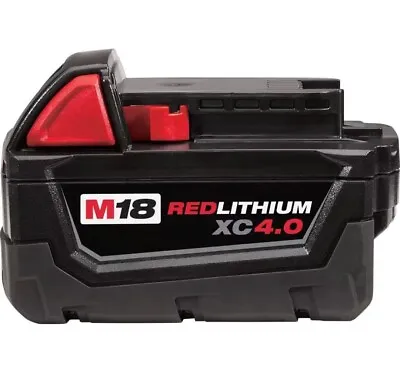 MilwaukeeM18 18-Volt 4.0 Ah Lithium-Ion XC Extended Capacity Battery Pack • $100