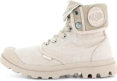 Palladium Womens Pampa Baggy 92353-221 Sahara/Safari Canvas Boots Brand New • £72.34