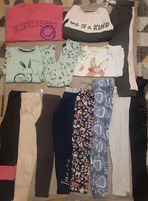 £0.99 • Buy Lovely Bundle Of Girls Clothes - 14 Items- 5-6 Years