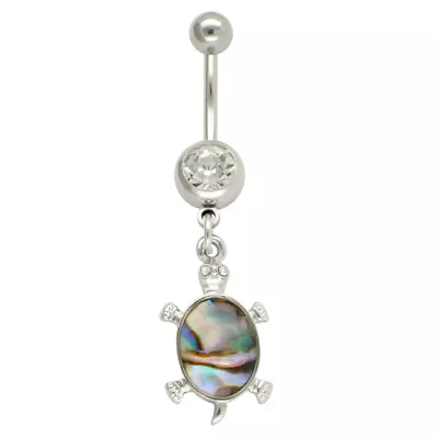 1pc Steel Belly Button Turtle Dangle Navel Ring Nails Piercing Ombligo Decorate • $9.99