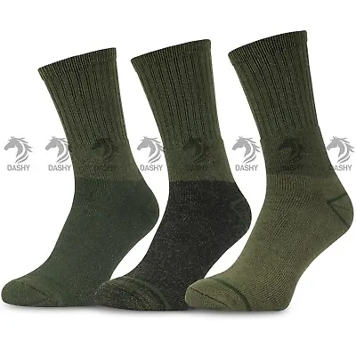 Mens Army Military Socks Patrol Combat Boot Work Thermal Hiking UK Size 6-11 • £14.95