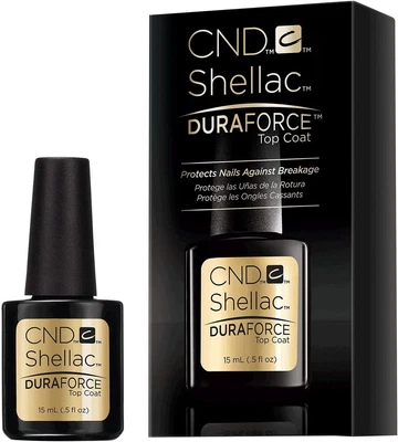 £1.85 • Buy CND Shellac Nail Polish ORIGINAL Top Coat, Base Coat, DURAFORCE  Xpress5 15ml 