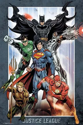 $34.90 • Buy (laminated) Justice League Group Poster (61x91cm) Print New Art