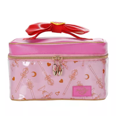 NEW Sailor Moon Crystal Compact Wand Makeup Cosmetic Bag Collection Pouch • £17.99