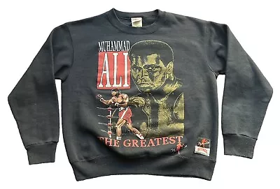 Vintage Muhammad Ali 90s Black Crewneck Size M • $150