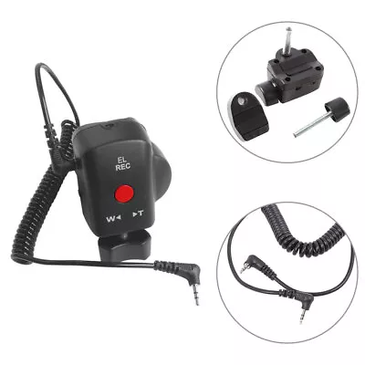 Zoom Remote Control 2.5mm Jack Cable For Canon Sony Lanc Video Cameras Camcorder • £19.88