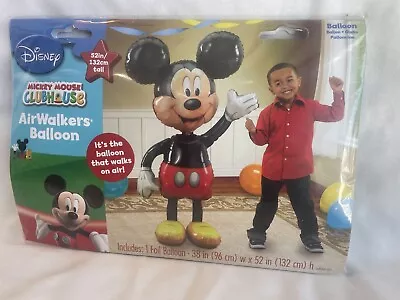 52  Huge Mickey Mouse Airwalker Helium Balloon - Party Decorations NEW Disney • $18.65