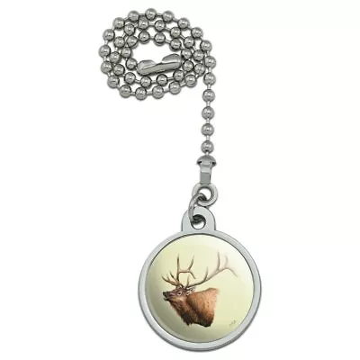 Elk Head Hunting Ceiling Fan And Light Pull Chain • $7.99