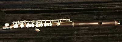 Rare Old Antique Aged Cocus Wood Professional Vintage Wooden Pro Piccolo C Flute • $7999