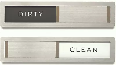 Premium Stainless Steel Dishwasher Magnet Sign - Kitchen Organizers And Storage  • $25.06