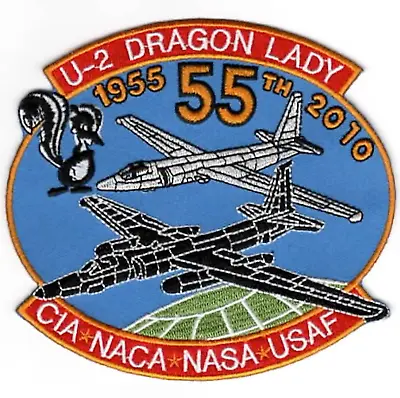 Air Force U-2 55th Anniversary Cia Nasa Naca  Dragon Lady Embroidered Patch • $39.99