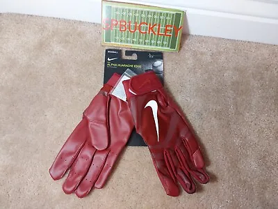 Nike Alpha Huarache Edge Adult Large Baseball Batting Gloves Nwt Maroon • $24.99