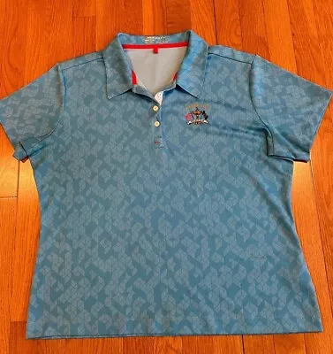 NIKE Golf Ryder Cup Valhalla Blue Polo Shirt Women’s XL DRI-FIT • $25.29