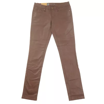 Mossimo Skinny Jeans Womens 2 Brown Coated Denim • $17.99