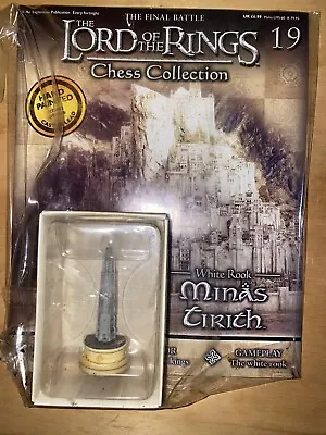 Lord Of The Rings Chess Collection Issue 19 Minas Tirith Eaglemoss  Magazine New • £14