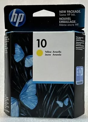 NEW Genuine HP 10 Yellow Ink 0.95 Fl Oz 28 Ml DesignJet Color Printer 2000 2500 • $15