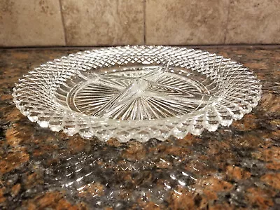 Hocking Glass  (Anchor Hocking) Miss America Clear 4-Part Relish Tray-Beautiful! • $9.41