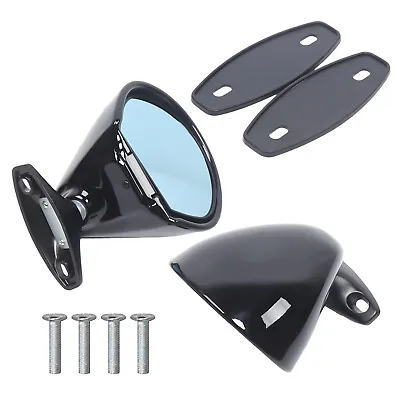 2 Pcs Universal Side View Car Mirrors Vintage Wing Side Plane Mirror Accessories • $55.01