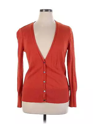 Mossimo Women Orange Cardigan XL • $17.74