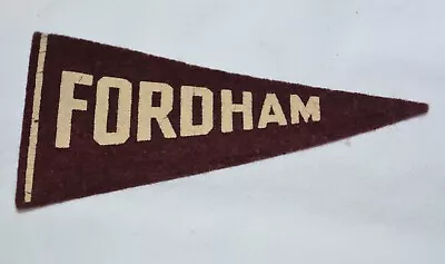 VTG Felt Mini Pennant NCAA Fordham Rams 4 1/2  1936-1938 • $42