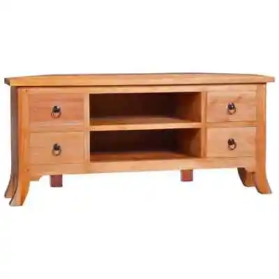 TV Cabinet 100x40x45 Cm Solid Mahogany Wood VidaXL • £201.56