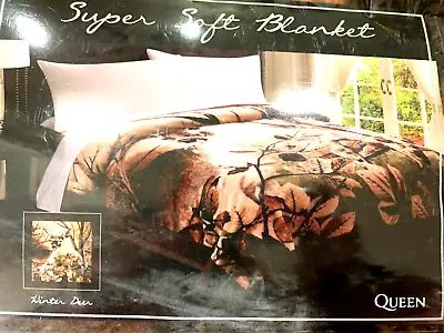Mink Blanket 2 Ply Blanket Super Soft Queen Size • $35