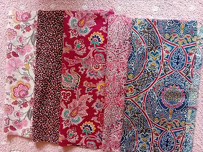 5 Liberty Fabric Tana Lawn Squares  10 X 10 Inches  26 X 26  Cm • £0.99