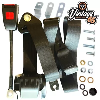 Volvo P1800S Coupe & Estate Front 3 Point Automatic Seat Belt Kit • $295.58