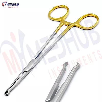 Vasectomy Fixation Clamp Ring Forcep With Gold 5.5'' Surgical Instruments BY MHI • $16